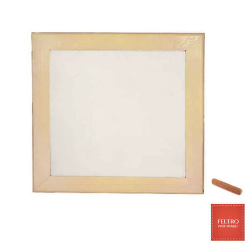 Cornice in legno 19,5 x 19,5 cm con feltro per la stampa Trasferimento termico a sublimazione