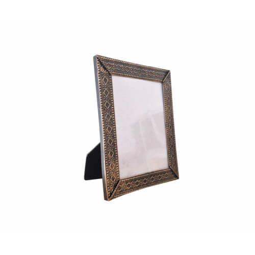 Cornice in metallo di colore ottone 22 x 17 cm Sublimazione Trasferimento termico