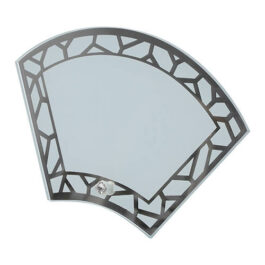 Cornice in vetro 27 x 18 cm per sublimazione – ventaglio